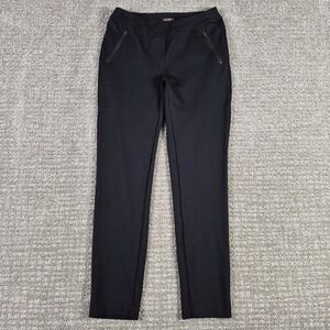J McLaughlin Ross Pants Womens 0 Black Slim Tapered Cigarette Ankle Pull On